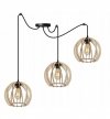 Lampa wisząca nowoczesna - SPIDER TIMBER 2361/3 LIGHT HOME