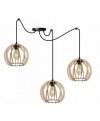 Lampa wisząca nowoczesna - SPIDER TIMBER 2361/3 LIGHT HOME