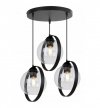 Lampa sufitowa ze szklanymi kloszami - RING HAGA 2346/3/OW/B LIGHT HOME