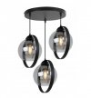 Lampa sufitowa ze szklanymi kloszami - RING HAGA 2346/3/OW/G LIGHT HOME