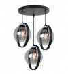 Lampa sufitowa ze szklanymi kloszami - RING HAGA 2346/3/OW/G LIGHT HOME