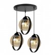 Lampa sufitowa ze szklanymi kloszami - RING HAGA 2346/3/OW/M LIGHT HOME