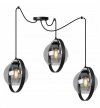 Lampa wisząca ze szklanymi kloszami - SPIDER RING HAGA 2346/3/G LIGHT HOME