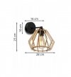 Kinkiet nowoczesny - TIMBER 2360/K LIGHT HOME