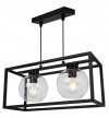 Lampa wisząca ze szklanymi kloszami - HAGA CAGE 2370/2/B LIGHT HOME