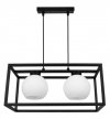 Lampa wisząca ze szklanymi kloszami - ELIZA CAGE 2370/2 LIGHT HOME