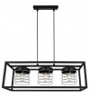 Lampa wisząca nowoczesna - RASTI CAGE 2370/3/CH LIGHT HOME