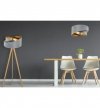 LAMPA PODŁOGOWA TRÓJNÓG ABAŻUR WELUROWY KOLORY MEDIOLAN LIGHT HOME