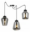 Lampa wisząca ze szklanymi kloszami - SPIDER RIJEKA 2383/3/G LIGHT HOME