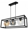Lampa wisząca ze szklanymi kloszami - HAGA CAGE 2370/3/MIX LIGHT HOME