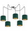 Lampa wisząca z abażurami - SPIDER MEDIOLAN 2360/5 LIGHT HOME