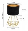 Lampka stołowa nocna - MEDIOLAN 2360/LN LIGHT HOME