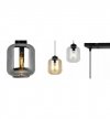 Lampa wisząca ze szklanymi kloszami - NOVALJA 2395/2 LIGHT HOME