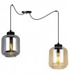 Lampa wisząca ze szklanymi kloszami - SPIDER NOVALJA 2395/2 LIGHT HOME