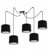 Lampa abażur materiałowa - SPIDER MEDIOLAN 2360/5/C LIGHT HOME