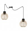 Zwis wiszący pojedynczy dekoracyjny - SPIDER TIMBER 2358/2 LIGHT HOME