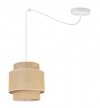 Lampa wisząca SPIDER BOHO, beżowy abażur, regulacja wysokości LIGHT HOME