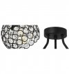 Lampa sufitowa, nowoczesna, 3 klosze, metal, Crystal LIGHT HOME