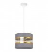 Lampa wisząca ELEGANCE GOLD, styl nowoczesny, metal, regulacja wysokości, abażur LIGHT HOME