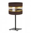 Lampa nocna Elegance Gold, abażur, metalowa konstrukcja, E27 LIGHT HOME