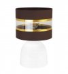 Lampa stołowa Elegance Gold, abażur, metal, lampka nocna LIGHT HOME
