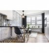 Lampa sufitowa TIMBER, drewniany klosz, czarna konstrukcja, E27 LIGHT HOME