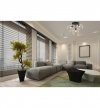 Lampa sufitowa, TIMBER, drewno, czarna, regulowana, trzy źródła światła, E27 LIGHT HOME