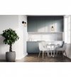 Kinkiet ścienny z kloszem podłużnym z drewnianych lameli, 12,5 cm, E27 LIGHT HOME