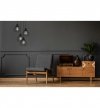 Lampa wisząca druciak, 4 źródła światła, okrągła podsufitka, regulacja, E27, czarna LIGHT HOME