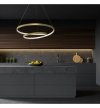 Nowoczesna regulowana lampa LED LUCERO GOLD, 1 źródło światła LIGHT HOME