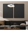 Nowoczesna designerska lampa wisząca led ASTRO z regulacją, biała LIGHT HOME