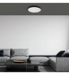 Plafon LED MAYA, okrągły, czarno - biały, wbudowane światło LED LIGHT HOME