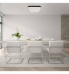 Plafon LED NEMO, nowoczesny, czarno - biały, neutralne światło LIGHT HOME