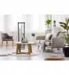 Lampa podłogowa loft HAGA CAGE, czarna, metalowa, 3 źródła światła E27 LIGHT HOME