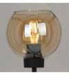 Industrialna lampa stojąca HAGA CAGE, 3 źródła światła, szklane klosze, mix kolorów, E27 LIGHT HOME