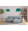 Nowoczesny abażur MATERO, okrągły, szerokość 40 cm, 13 kolorów, E27 LIGHT HOME