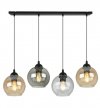 Industrialna Regulowana Lampa Wisząca z Metalu i Szkła MIX LIGHT HOME