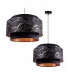 Lampa Sufitowa Wisząca Żyrandol Nad Stół z Abażurem Podwójnym E27 WERONA LIGHT HOME