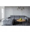 Lampa Sufitowa Żyrandol Czarny w Stylu Loft, Grafitowe Klosze, E14 LIGHT HOME