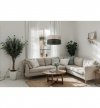 Lampa sufitowa WOOD, 30cm, elegancki abażur z forniru, bielony dąb, E27