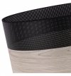 Lampa sufitowa WOOD, abażur z naturalnego drewna dębowego, E27