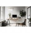 Lampa sufitowa WOOD, nowoczesny abażur z drewnianą okleiną, 30cm