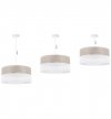 Lampa wisząca WOOD, minimalistyczny abażur z fornirem dębowym, E27