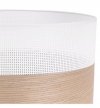Lampa sufitowa WOOD, 35cm, klasyczny abażur z drewna dębowego, E27