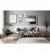 Lampa sufitowa WOOD, 40cm, elegancki żyrandol z naturalnego drewna