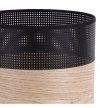 Lampa wisząca WOOD, żyrandol z eleganckim abażurem z forniru, E27