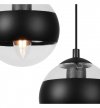 Lampa sufitowa TOLEDO, pająk, loft, do salonu i sypialni, trzy klosze kule, E14