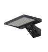 Lampa solarna MILO, elewacyjna, ogrodowa, naświetlacz LED, czujnik zmierzchowo-ruchowy