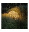Lampa ogrodowa GLOBO, biała kula, stojąca, latarnia dekoracyjna LED, 60cm