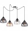 Lampa wisząca VENICE, sufitowa, żyrandol, czarny pająk, wielokolorowy, do kuchni, salonu